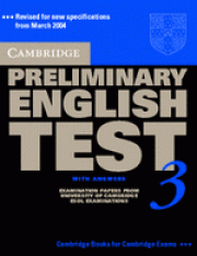 Cambridge Preliminary English Test 3 Self-Study Pack (Student's Book with answers and Audio CD)