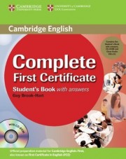 Complete First Certificate Student's Book Pack (Student's Book with Answers, CD-ROM and Class Audio CDs (3))