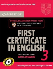 Cambridge First Certificate in English 3 Student's Book with Answers