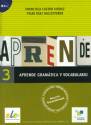 Aprende gram&aacute;tica y vocabulario 3